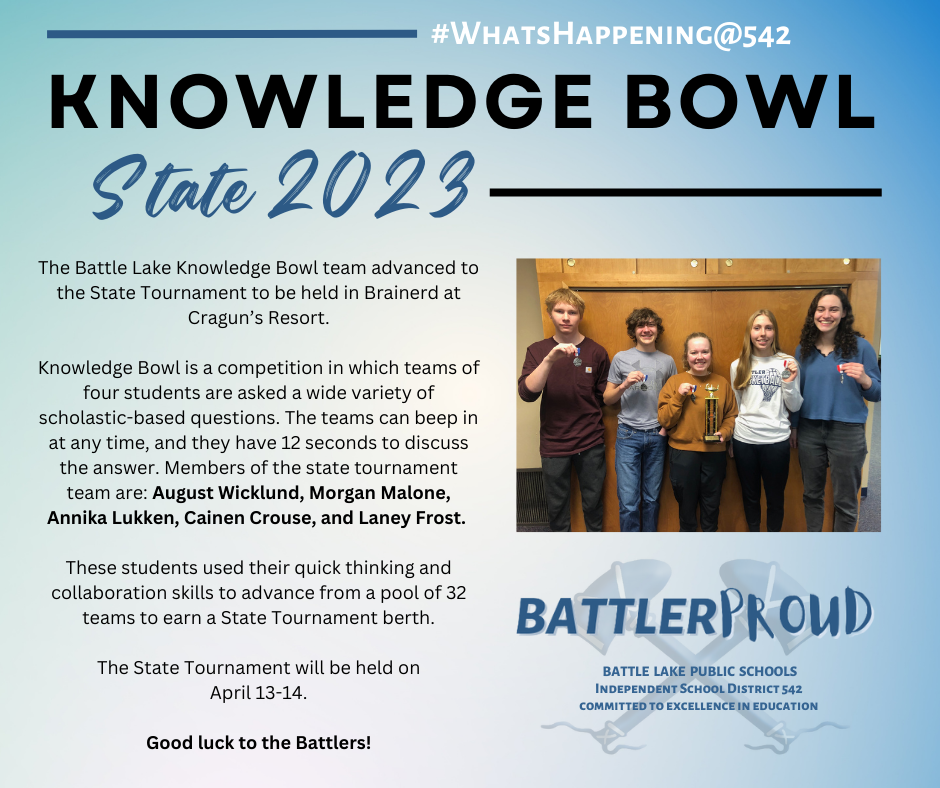 Knowledge Bowl State - 2023
