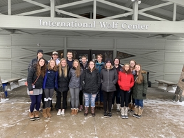 Advanced Biology class heads to the International Wolf Center in Ely, MN