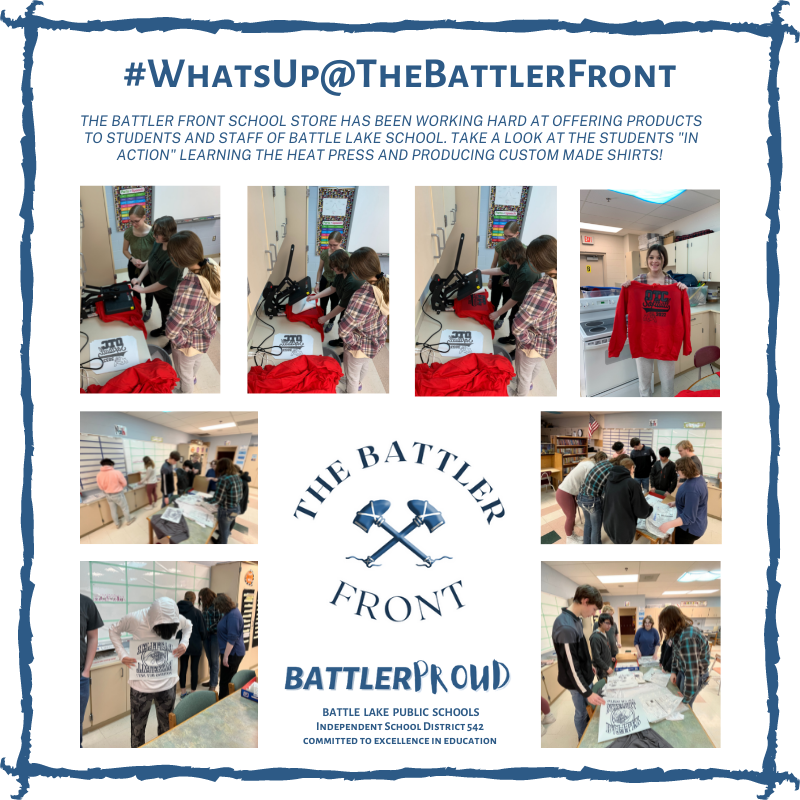 What's Up @ The Battler Front - Heat Press
