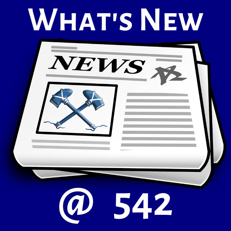 What's New @ 542 - March/April